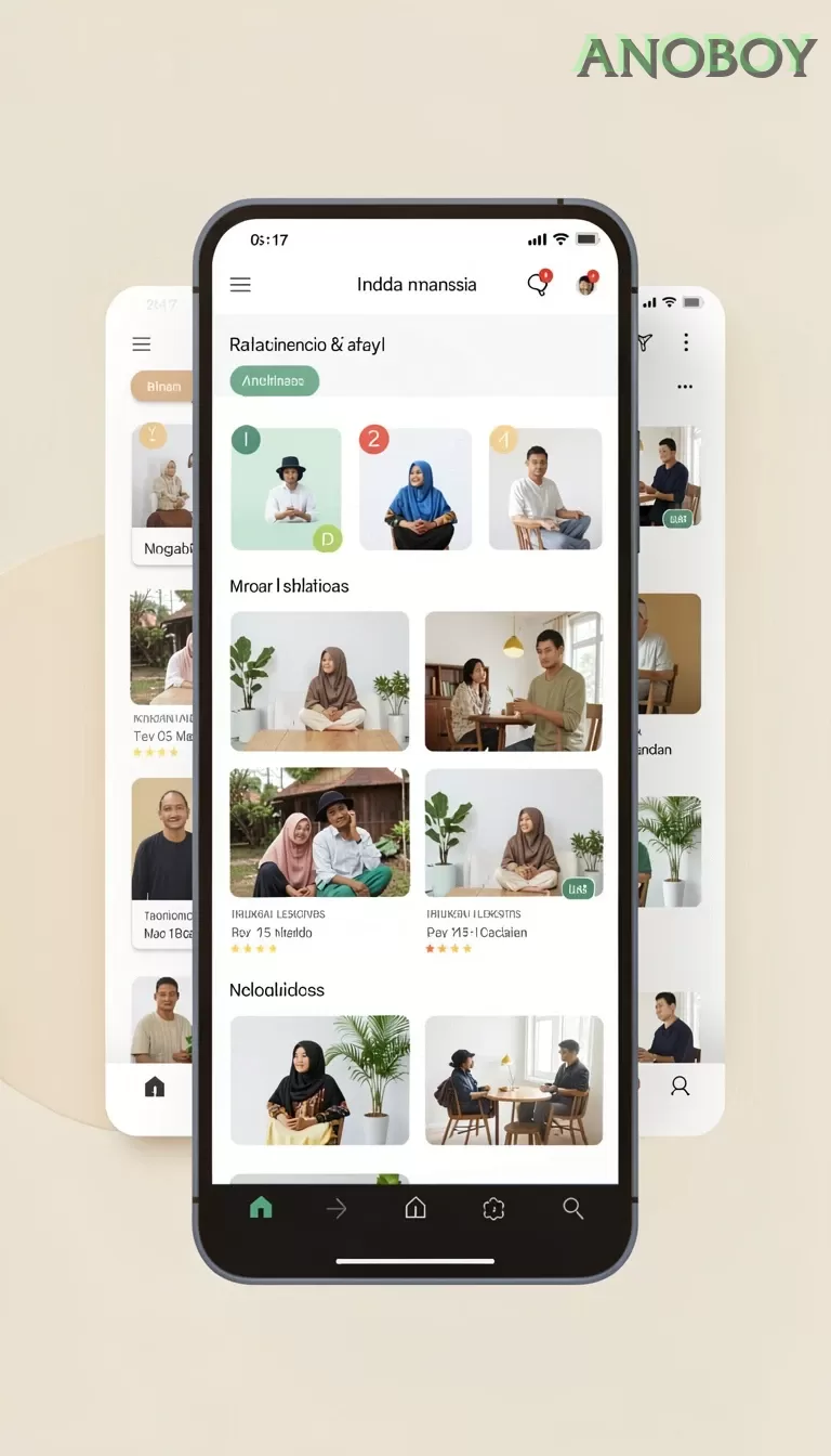 Cuplikan layar MAJ777 — menu navigasi