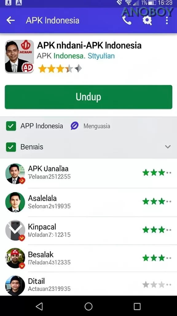 Cuplikan layar H891 — halaman utama