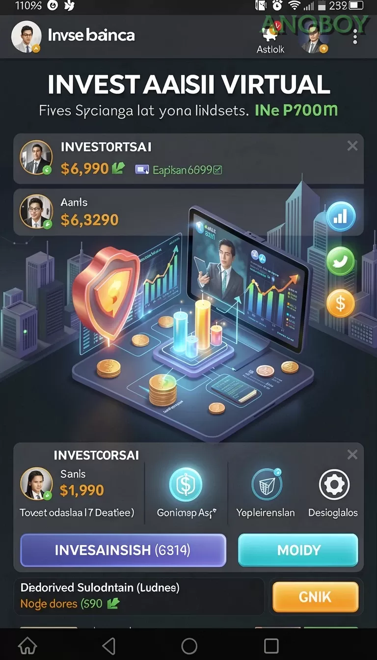 Cuplikan layar LUCKYDF — pengaturan akun