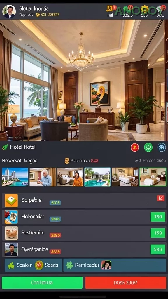 Cuplikan layar MAJ777 — aktivitas