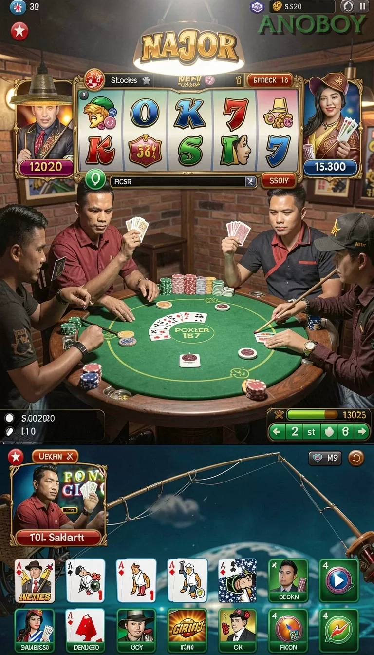 Cuplikan layar MEGA288 — halaman utama